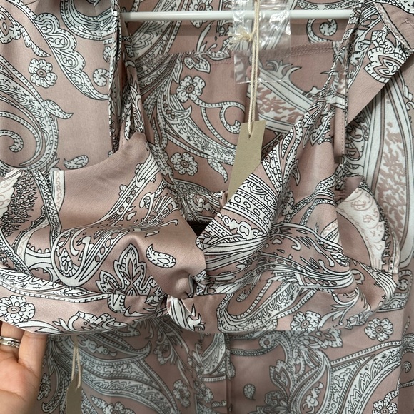 Vici Best in the West satin Button down and Bralette - Picture 5 of 6